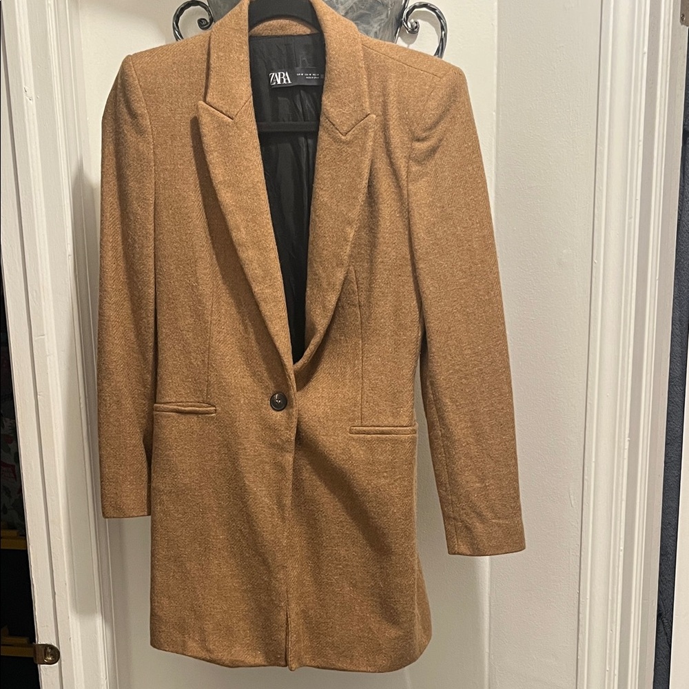 Zara Women's Brown Blazer Jacket